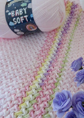 Soft & Cozy Baby Bean Blanket (Crochet)