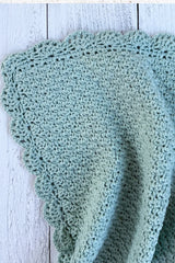 C2C Lemon Peel Stitch Baby Blanket (Crochet)