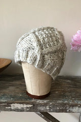 Diamond Cable Crush Hat (Knit)