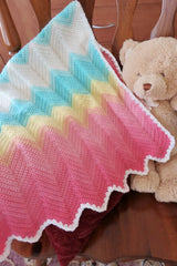 Sunny Snuggles Mandala Baby Blanket (Crochet)
