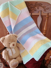 Gentle Pastels Baby Soft Blanket (Crochet)