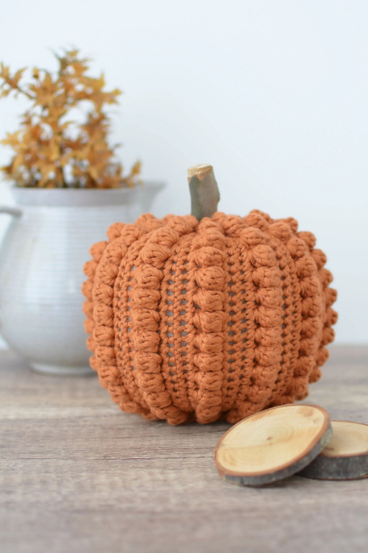 Bobble Stitch Pumpkin (Crochet)