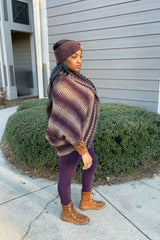 Abrazo Rayado Cocoon (Crochet)