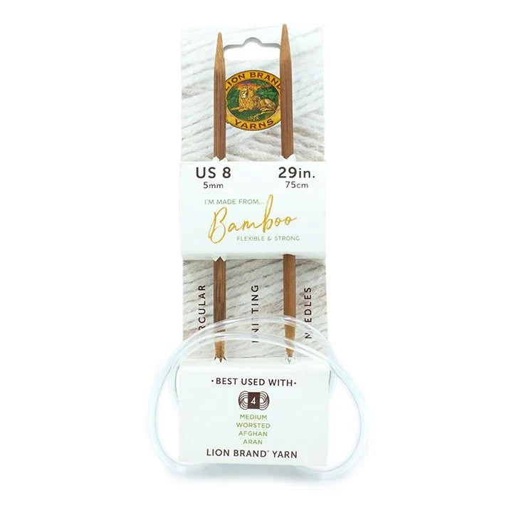 Lion Brand® Bamboo Circular Knitting Needles 29" (Size 8)