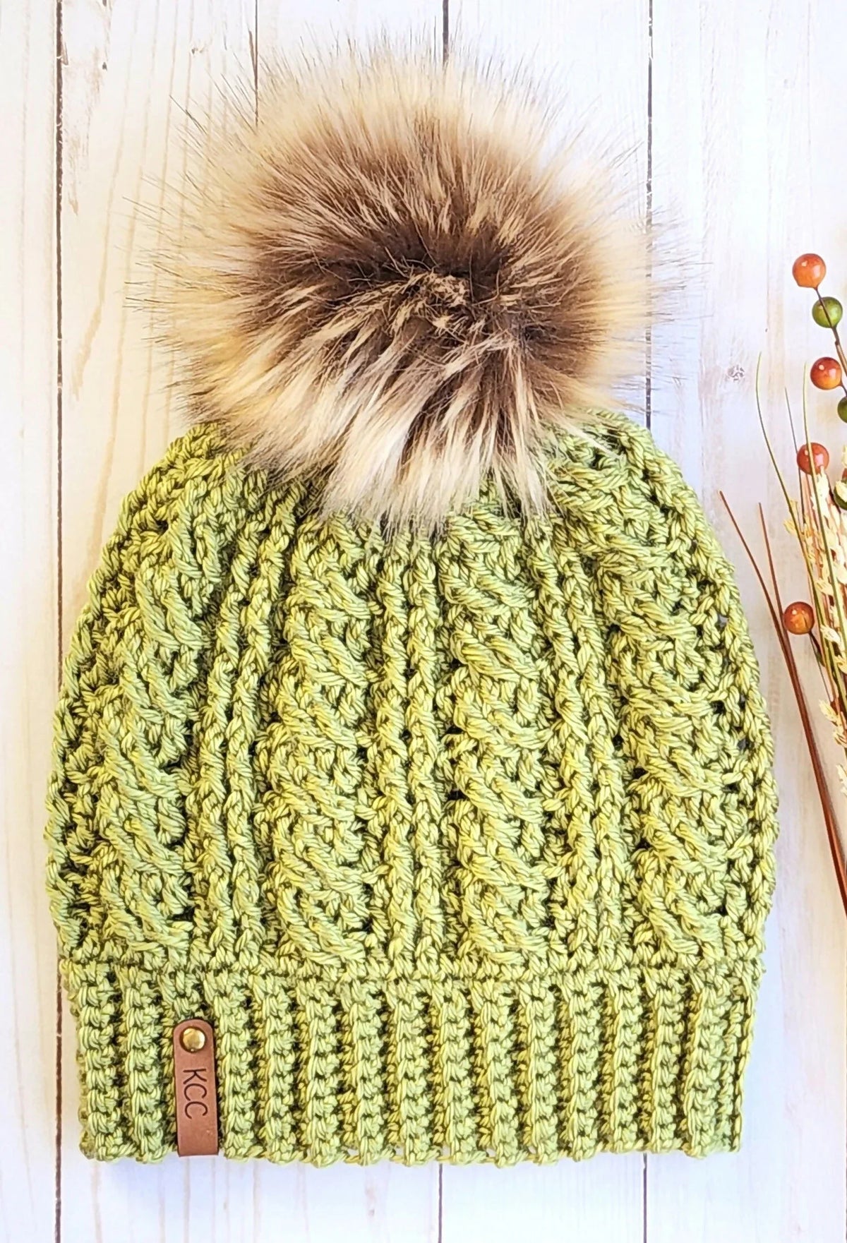 Karen Cable Beanie (Crochet)