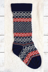 Fair Isle Stocking (Knit)