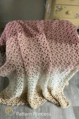 Sandstone and Rose Blanket (Crochet)