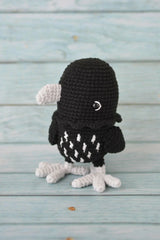 Kieran the Raven (Crochet)