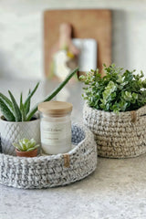 The Little Handle Basket (Crochet)