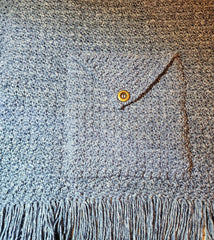 Denim Dreams Pocket Shawl (Crochet)