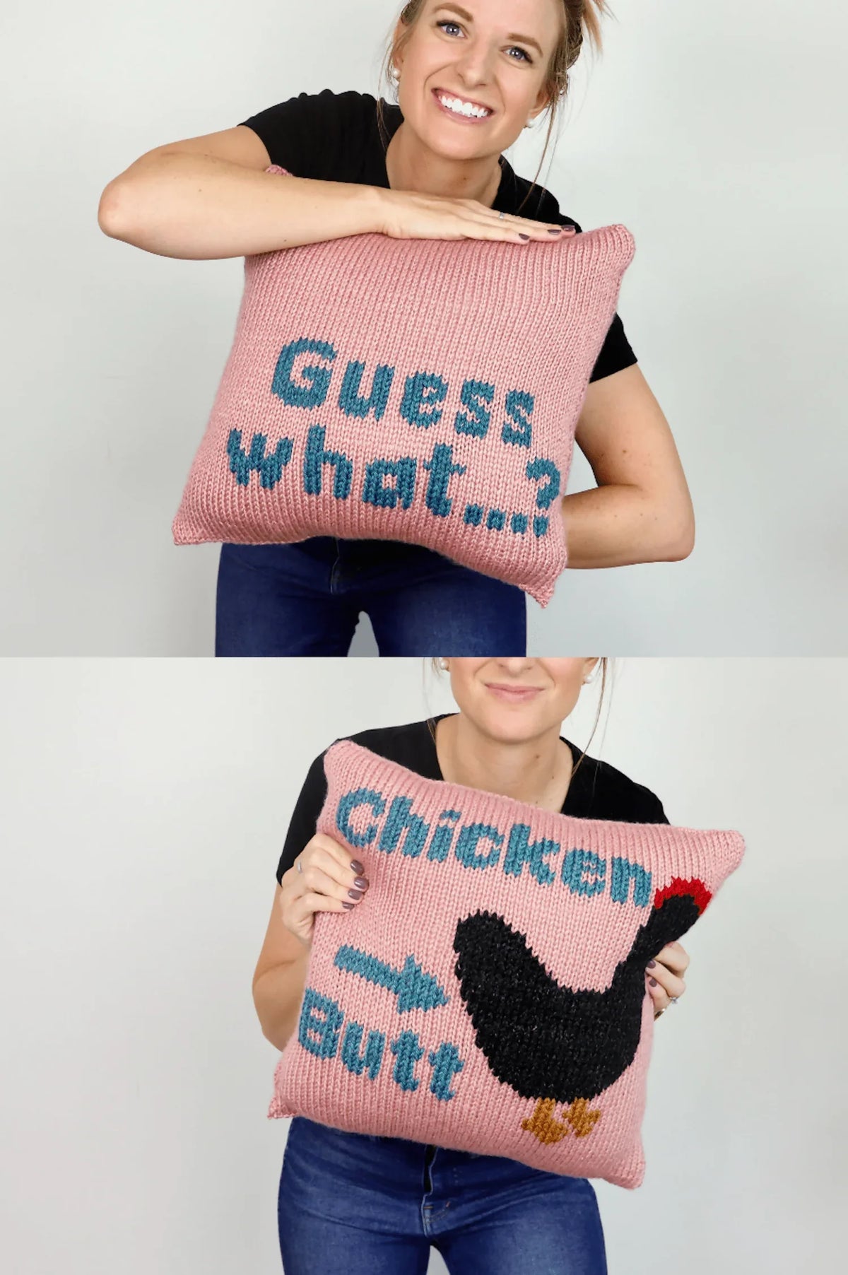 Chicken Butt Pillow (Knit)