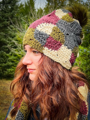 Patchwork Revelry Hat (Crochet)