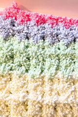 Cotton Candy Fluffy Blanket (Crochet)