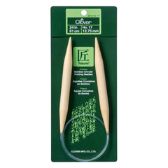 Clover Bamboo Circular Knitting Needles 24" (Sizes 17 & 19)