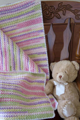 Soft & Sunny Baby Blanket (Crochet)