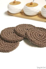 Chunky Crochet Coaster