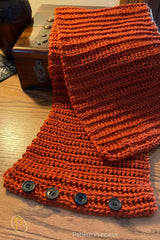 Classic Everyday Buttoned Cowl (Crochet)