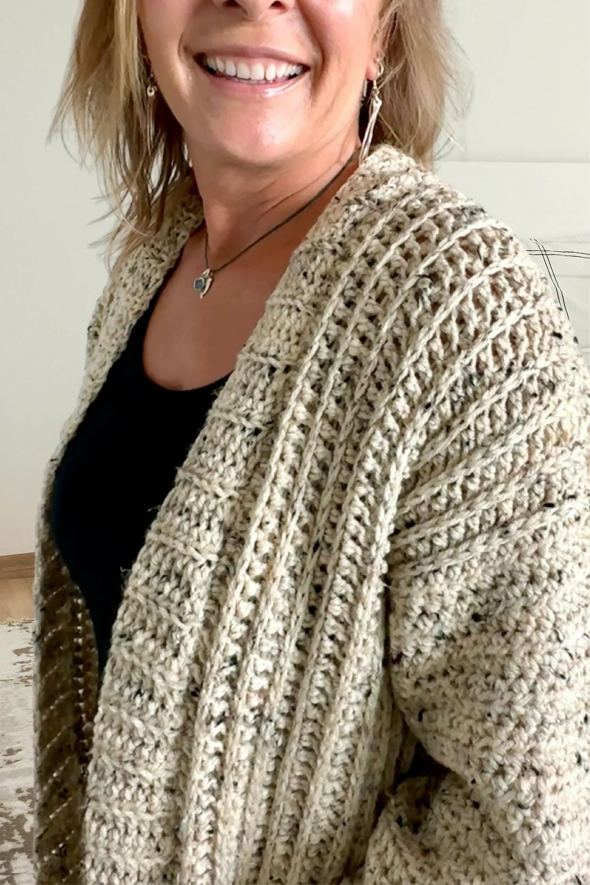 Emilie Oversized Cardi (Crochet)