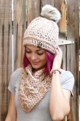 Naomi Button Cowl (Crochet)