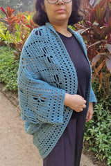 Dragonfly Garden Shrug (Crochet)