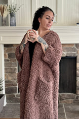 Plush Blanket Cardigan (Knit)