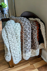 Cozy Double Crochet Spike Stitch Baby Blanket (Crochet)