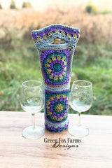 Calliope Wine Bottle Bag (Crochet)