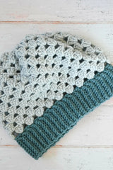 Julietta Bottom-Up Granny Stitch Slouch (Crochet)
