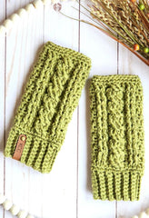 Karen Cable Mitts (Crochet)