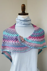 Gift to Myself Crescent Shawlette (Crochet)