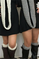 McKenna Boot Cuffs- Made with a Twist (Crochet)