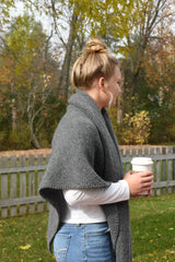 Arlette Blanket Scarf Wrap (Knit)