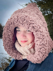 Sherpa Haven Hooded Cowl (Crochet)