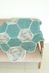 Hexagon Flower Blanket (Crochet)